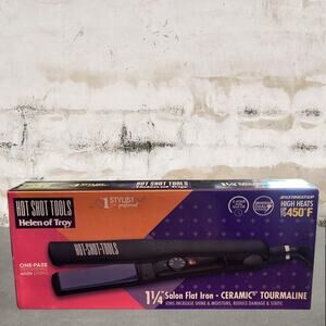Hot Shot Tools 1 1/4" Salon Flat Iron - New in Box